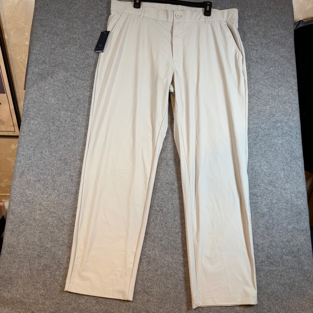 Maelreg Proflex Performance Golf Pants Mens 40x32 Grey Wicking Stretch NEW